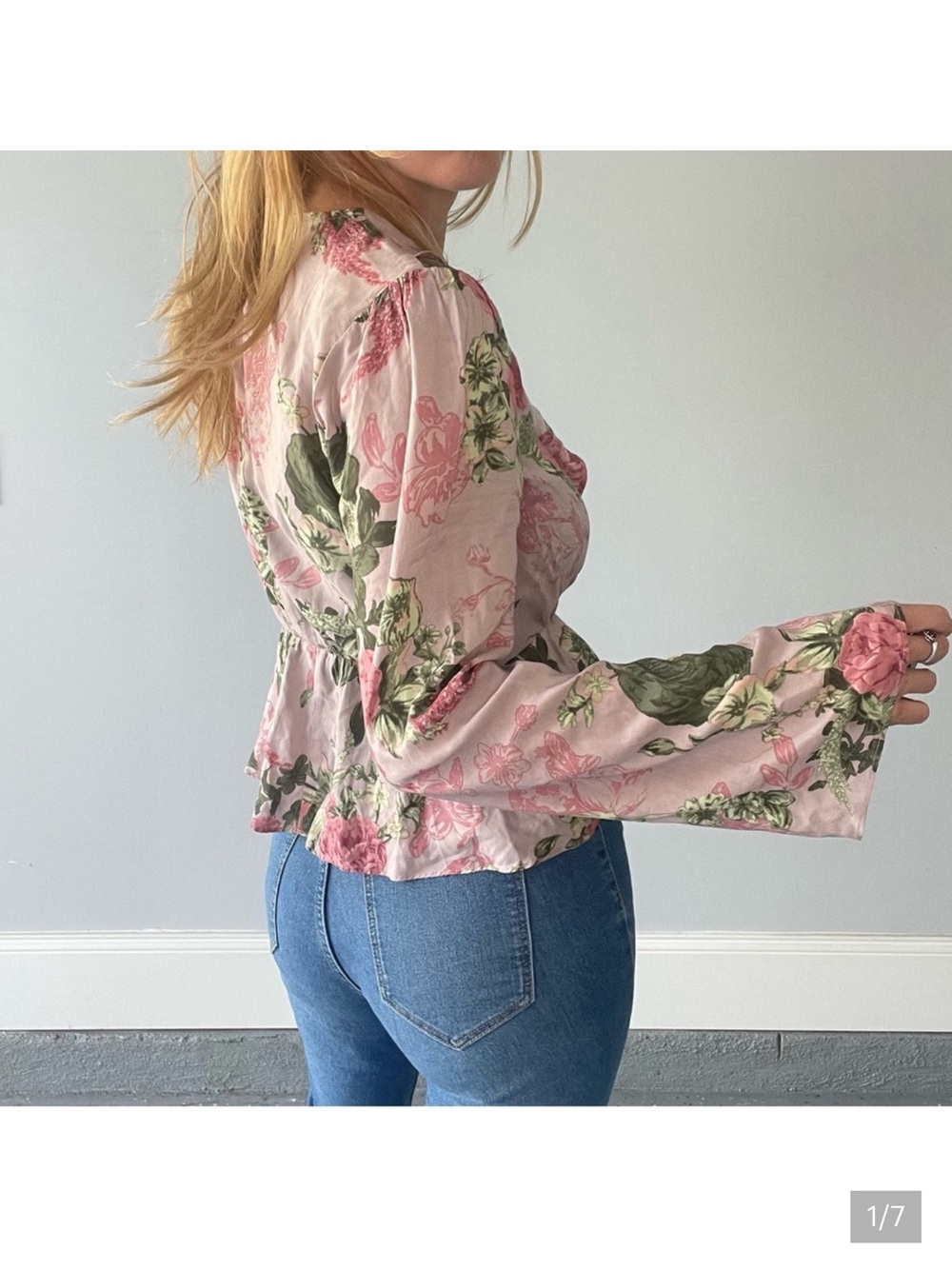 NWT- BCBG Generation Floral Blouse